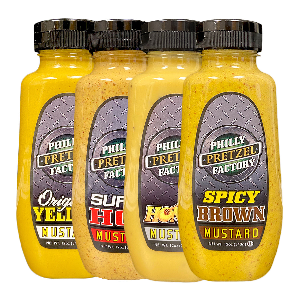 Mustard 4Pack Philly Pretzel Factory Gifts